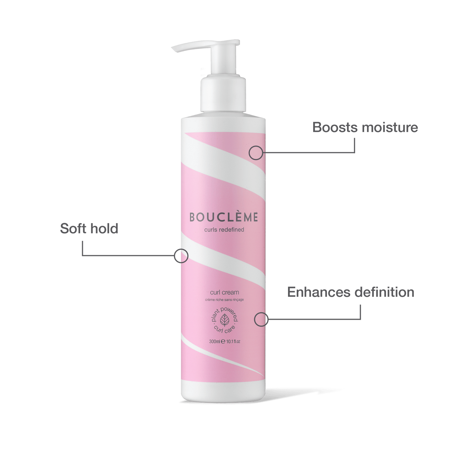 Deze leave-in krullencrème biedt een ongeëvenaarde hydratatie voor perfect gedefinieerde krullen.