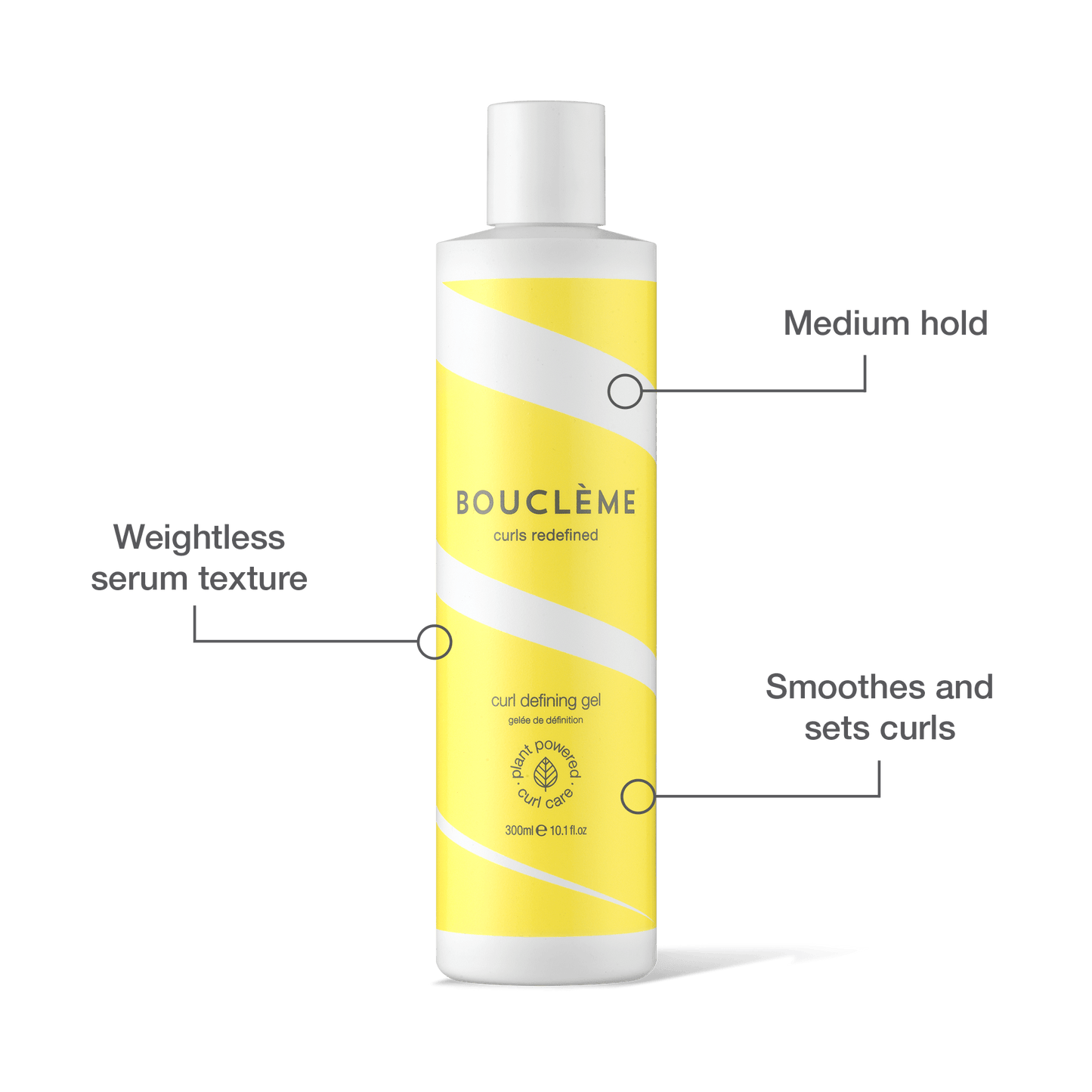 Onze best verkochte medium hold gel voor gladde en gedefinieerde krullen. De beste gel voor krullend en golvend haar.