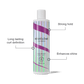 Super Hold Styler: zorgt voor een sterke, flexibele fixatie, definieert krullen en houdt de vorm vast voor een langdurige stijl.