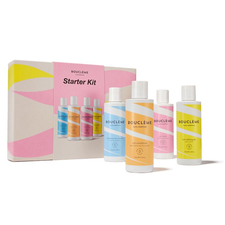 Starter Kit - De perfecte introductie tot een complete krulverzorgingsroutine, met vier essentiële producten om je krullen te reinigen, hydrateren en definiëren.